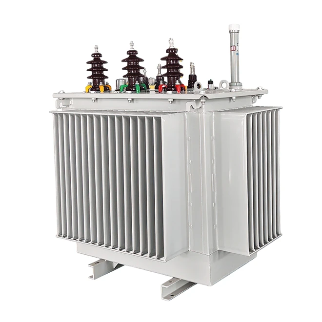Transformateur immerg&eacute; dans l'huile de 400&nbsp;kVA, type de distribution triphas&eacute;